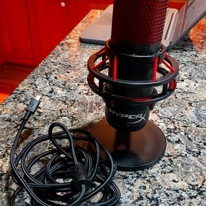 HyperX Quadcast USB microphone for PC gaming microphone